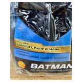 Batman The Dark Knight Trilogy Jumpsuit Costume Size Youth 8-10 Cape & Mask - Brand New