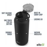 Ello Cooper 32oz Stainless Steel Black Water Bottle - Brand New