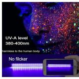 2 GREENIC USB Black Light Bar 10W 1ft UV LED Strip - Brand New