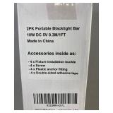 2 GREENIC USB Black Light Bar 10W 1ft UV LED Strip - Brand New