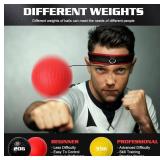 KTEBO Boxing Reflex Ball Headband Set - 4 Balls & 2 Adjustable Headbands - Brand New