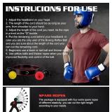 KTEBO Boxing Reflex Ball Headband Set - 4 Balls & 2 Adjustable Headbands - Brand New