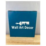 Wall Art Decor - 4-Piece Winter Village Set - Brand New