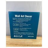 Wall Art Decor - 4-Piece Winter Village Set - Brand New