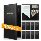 10 Restaurant Check Presenters Black - Brand New