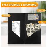 10 Restaurant Check Presenters Black - Brand New