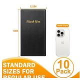 10 Restaurant Check Presenters Black - Brand New