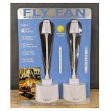Tech2 Fly Fan with Integrated Light and Charging Pack $45 Retail - Brand New