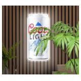 Coors Light LED Neon Beer Can Sign - Brand New