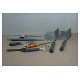 Assorted Tools - Paint Tray, Scrapers, Taping Tool