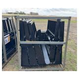 Mower King Skid Steer Forks (SA-100) - quantity of 5 sets per rack