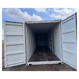 ZNCU4008843 // 40 Ft Shipping Container with 2 Side Doors, 40HC, Single Trip