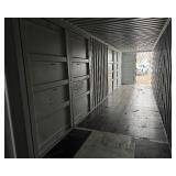 ZNCU4008843 // 40 Ft Shipping Container with 2 Side Doors, 40HC, Single Trip