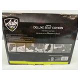 Auto Drive 2pk Deluxe Seat Covers-Black