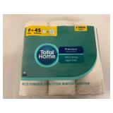 4x 9 Rolls  Total Home Premium Bath Tissue
