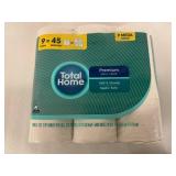 4x 9 Rolls  Total Home Premium Bath Tissue