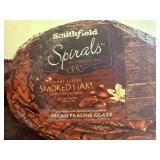 9.8lbs Spiral Slice Smoked Ham-Pecan Praline Glaze