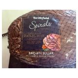 8.6lbs Spiral Sliced Smoke Ham-Brown Sugar Glaze