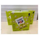3x 6 bags Skinny Pop Original Popcorn