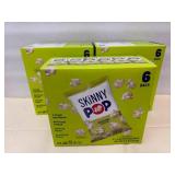 3x 6 bags Skinny Pop Original Popcorn
