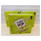3x 6 bags Skinny Pop Original Popcorn