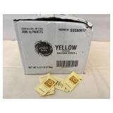 2000x Yellow (sucralose) Sweetner Packets