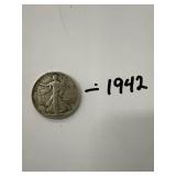 1942 Walking Liberty Half Dollar