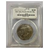 1957 Franklin Half Dollar PCGS MS65FBL