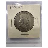 1954-D Franklin Half Dollar