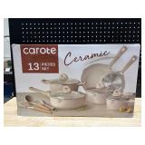 13 Piece Carote Ceramic Cookware