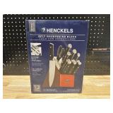 13 Piece Henckels Self Sharpening Block Knife Set