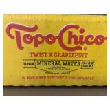 Topo Chico Twist of Grapefruit Mineral Water 24-Pack - 15.5 Fl Oz Bottles