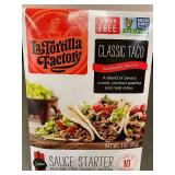 La Tortilla Factory Classic Taco Sauce Starter 8-Pack, Gluten-Free, Best by 5/16/24