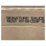 Sauce Craft Signature Tangy Honey Mustard BBQ Dipping Sauce Cups - 96x Bulk Box