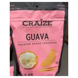 Craize Guava Toasted Snack Crackers 4 oz - 6 Bags