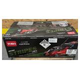 ^Toro 60V MAX* 21 in. (53cm) Stripe  Dual-Blade Self-Propel Lawn Mower Model 21623 Msrp $729.00