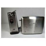 Cuisinart 2 Slice Toaster & Oster Electric Can Opener Stainless Set