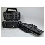 TIBEK Electric Sandwich Maker Press Nonstick Grill with Removable Plates