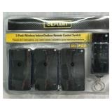 Defiant Wireless Remote Control Switch 3 Pack Indoor Outdoor