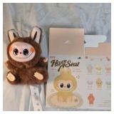 Pop Mart Labubu Have A Seat Plush Dark Brown Bunny Monster Figure w/ Box