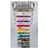 LEGO Bulk Lot Sorted by Color Mixed Pieces Storage Drawer Organizer