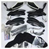 PowerMadd Handguards ATV Snowmobile Brush Guards Mount Kit Parts Lot