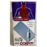 Conair Heating Pad Moist Dry Heat Standard Size 11.5 x 13.5