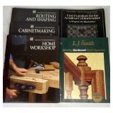 Lot of 5 Woodworking Books Cabinetmaking Routing Shaping Home Workshop Guides