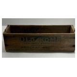 Vintage Old Homestead Wooden Produce Crate Advertising Box
