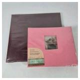 2 Scrapbook Photo Albums Top Loading Pages Memories Books