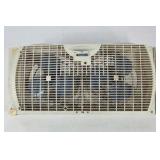 Dual Window Fan Reversible Twin Blade Window Fan Adjustable Airflow
