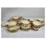 Franciscan Desert Rose Dinnerware + Cups Saucers Plates Bowls USA