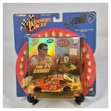 Winners Circle Tony Stewart #20 NASCAR Diecast Car Double Platinum Coca Cola Card