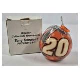 Tony Stewart #20 NASCAR Christmas Ornament Ball With Box